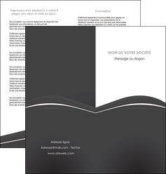 maquette en ligne a personnaliser depliant 2 volets  4 pages  web design noir fond noir texture MLIG74080