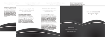 imprimerie depliant 4 volets  8 pages  web design noir fond noir texture MLIG74100