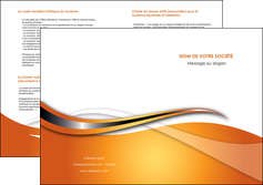 impression depliant 2 volets  4 pages  web design texture contexture structure MLIG74196