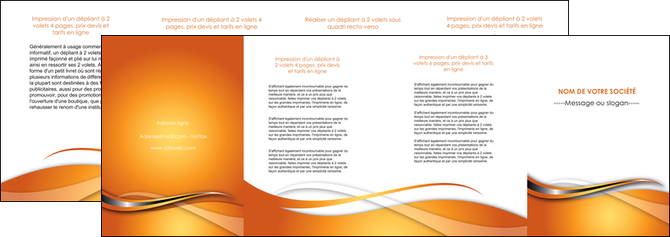 creer modele en ligne depliant 4 volets  8 pages  web design texture contexture structure MLIG74198