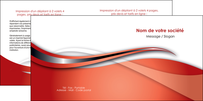 maquette en ligne a personnaliser depliant 2 volets  4 pages  web design texture contexture structure MFLUOO74238