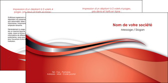 maquette en ligne a personnaliser depliant 2 volets  4 pages  web design texture contexture structure MFLUOO74238