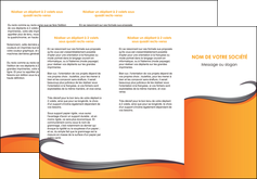 creation graphique en ligne depliant 3 volets  6 pages  orange fond orange couleur MLIG74460
