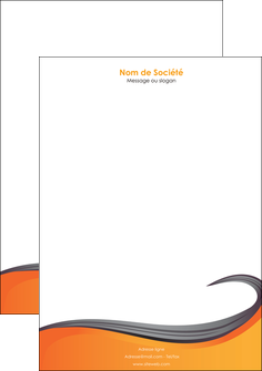 modele en ligne tete de lettre orange fond orange couleur MLIG74466