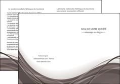personnaliser modele de depliant 2 volets  4 pages  web design gris fond gris abstrait MIF74592
