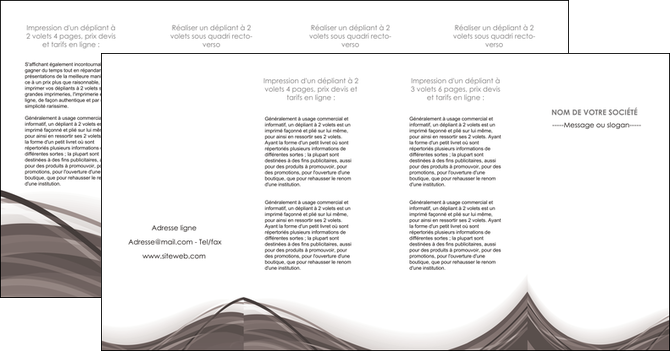 exemple depliant 4 volets  8 pages  web design gris fond gris abstrait MLGI74600
