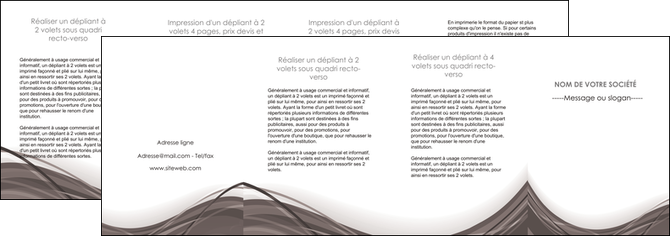 faire modele a imprimer depliant 4 volets  8 pages  web design gris fond gris abstrait MLGI74602