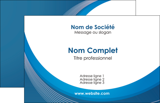 maquette en ligne a personnaliser carte de visite web design bleu fond bleu couleurs froides MIDLU74604