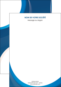 exemple flyers web design bleu fond bleu couleurs froides MIDLU74606
