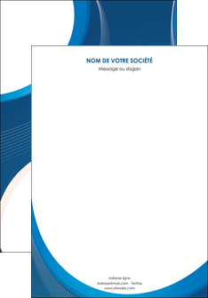 faire modele a imprimer affiche web design bleu fond bleu couleurs froides MIDLU74610