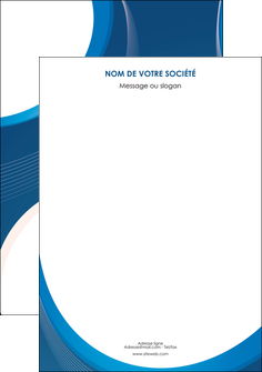 impression affiche web design bleu fond bleu couleurs froides MIDLU74612