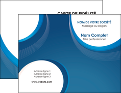personnaliser modele de carte de visite web design bleu fond bleu couleurs froides MIDLU74614