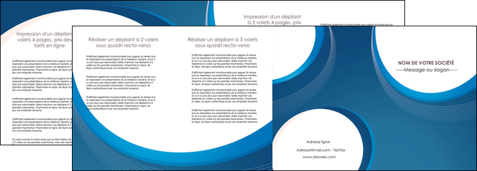 modele en ligne depliant 4 volets  8 pages  web design bleu fond bleu couleurs froides MIDLU74648