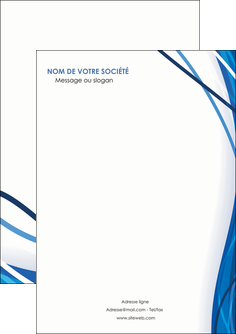 personnaliser modele de flyers web design bleu fond bleu couleurs froides MLGI74658