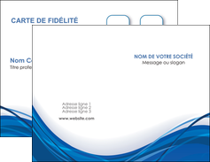 personnaliser maquette carte de visite web design bleu fond bleu couleurs froides MLGI74666