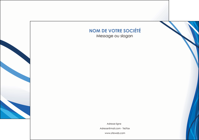 creer modele en ligne affiche web design bleu fond bleu couleurs froides MLGI74678