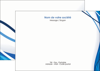 exemple flyers web design bleu fond bleu couleurs froides MLGI74680