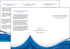 exemple depliant 3 volets  6 pages  web design bleu fond bleu couleurs froides MLGI74682