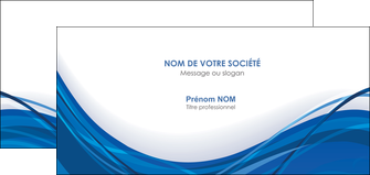 faire modele a imprimer carte de correspondance web design bleu fond bleu couleurs froides MLGI74694