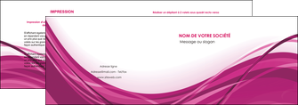 impression depliant 2 volets  4 pages  violet fond violet mauve MLIG74724