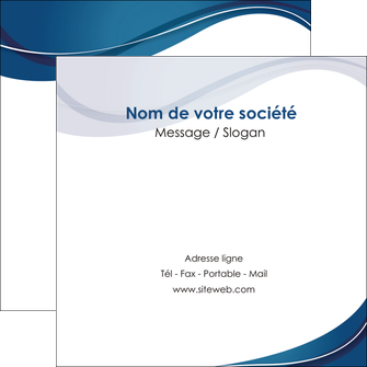 impression flyers web design bleu fond bleu courbes MFLUOO74850