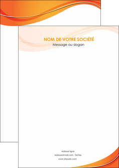 faire modele a imprimer flyers orange fond orange couleur MIF75198