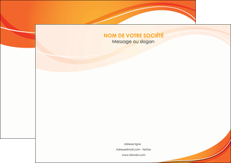 exemple affiche orange fond orange couleur MIF75216