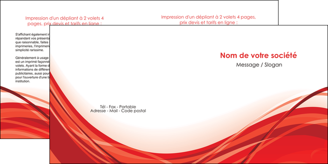 creation graphique en ligne depliant 2 volets  4 pages  web design texture contexture structure MFLUOO75488