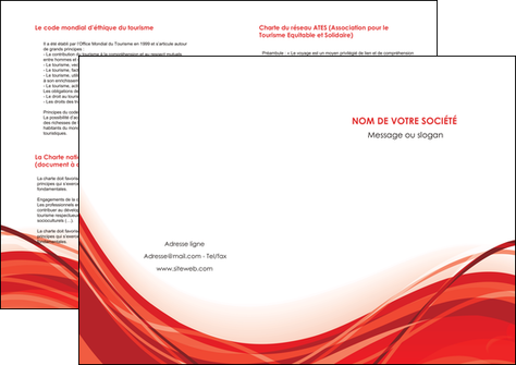 exemple depliant 2 volets  4 pages  web design texture contexture structure MFLUOO75498