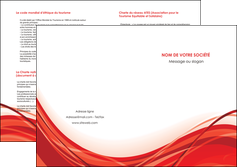 exemple depliant 2 volets  4 pages  web design texture contexture structure MFLUOO75498