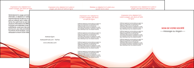 faire modele a imprimer depliant 4 volets  8 pages  web design texture contexture structure MFLUOO75500