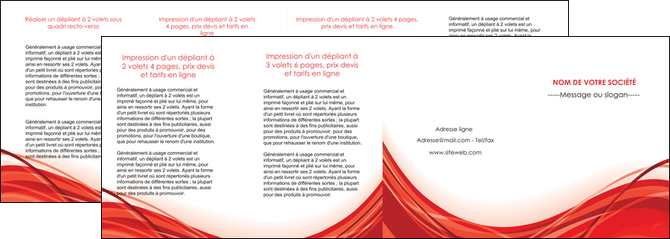personnaliser maquette depliant 4 volets  8 pages  web design texture contexture structure MFLUOO75506