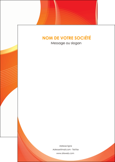 imprimer flyers web design orange fond orange colore MIFBE75604