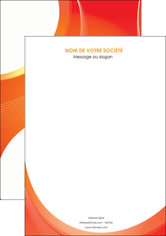 modele affiche web design orange fond orange colore MIFBE75608