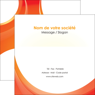 personnaliser modele de flyers web design orange fond orange colore MIFBE75632