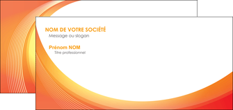 creer modele en ligne carte de correspondance web design orange fond orange colore MIFBE75638