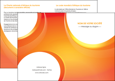 creer modele en ligne depliant 2 volets  4 pages  web design orange fond orange colore MIFBE75640