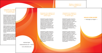 creation graphique en ligne depliant 4 volets  8 pages  web design orange fond orange colore MIFBE75648