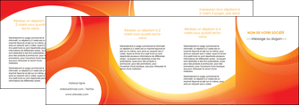 modele en ligne depliant 4 volets  8 pages  web design orange fond orange colore MIFBE75650