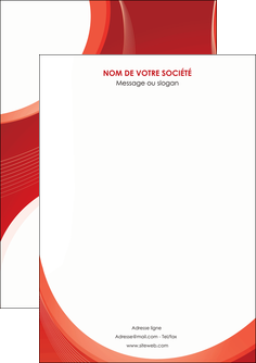 modele flyers web design rouge couleur colore MIF75654