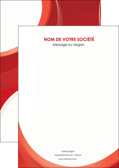 cree flyers web design rouge couleur colore MIF75656