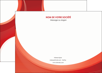 personnaliser modele de affiche web design rouge couleur colore MIF75672