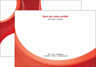 personnaliser modele de flyers web design rouge couleur colore MIF75676
