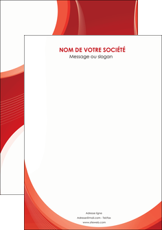 impression flyers web design rouge couleur colore MIF75698