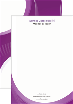 modele en ligne flyers web design violet fond violet courbes MLIGCH75706