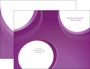 creation graphique en ligne pochette a rabat web design violet fond violet courbes MLIGCH75716