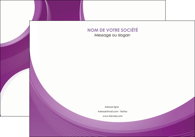imprimer affiche web design violet fond violet courbes MLIGCH75726