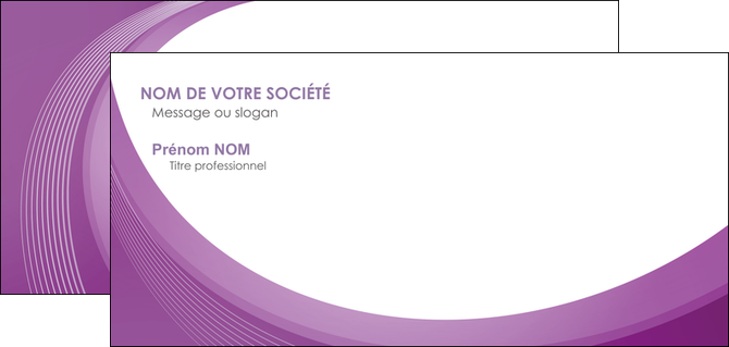 creer modele en ligne carte de correspondance web design violet fond violet courbes MLIGCH75742