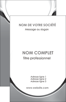 creation graphique en ligne carte de visite web design gris fond gris rond MLIG78960