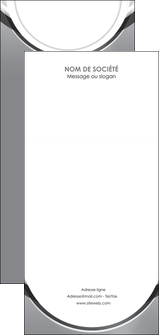 personnaliser maquette flyers web design gris fond gris rond MLIG79000